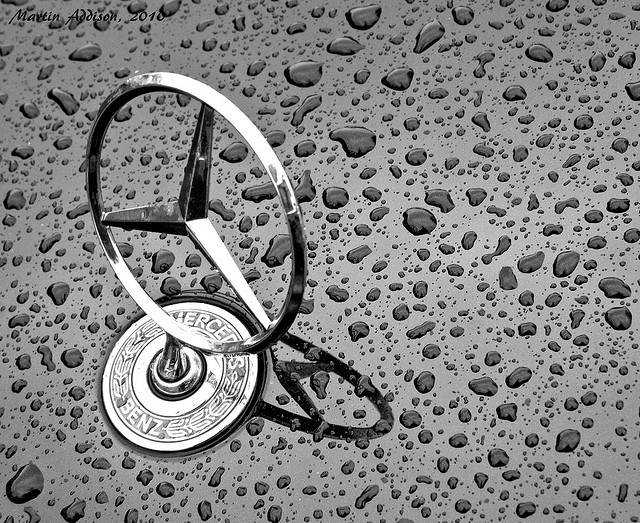 Mercedes-Benz with Rain